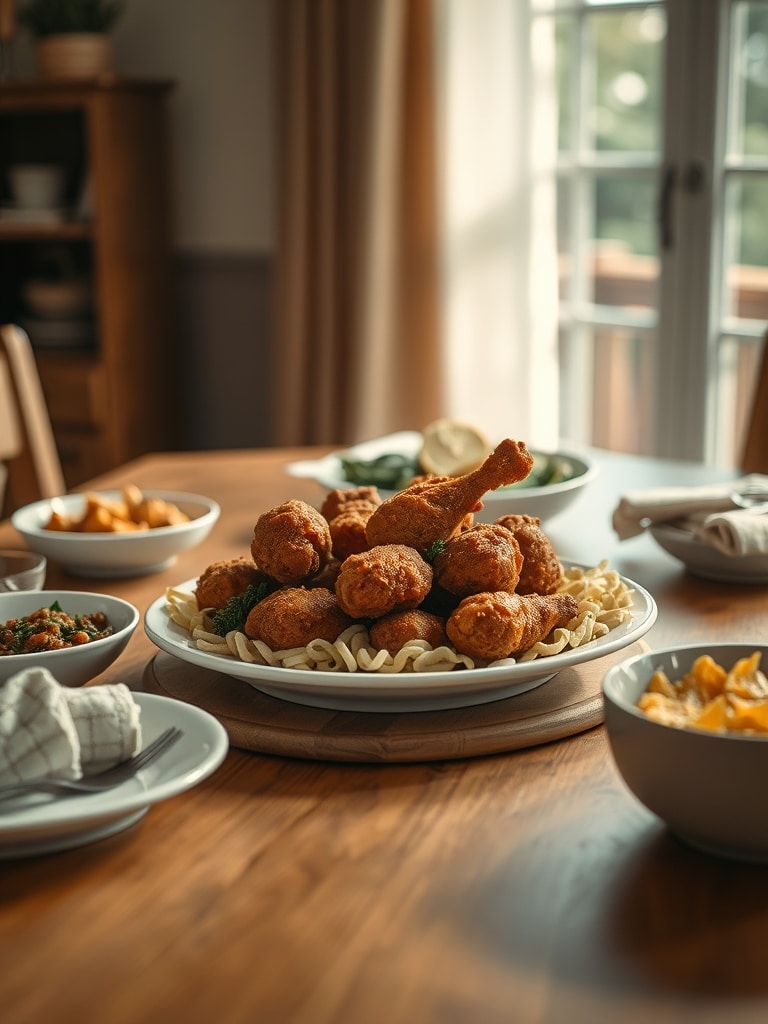 Serving and storage tips for Spiced Fried Chicken