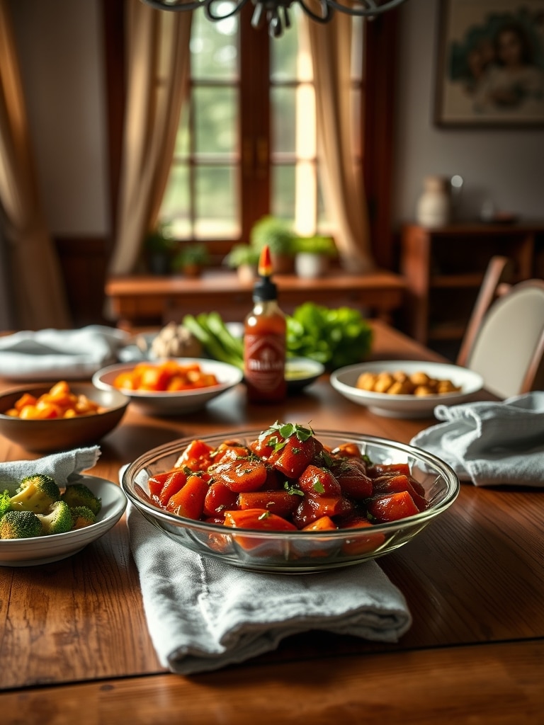 Serving and storage tips for Sriracha Spicy Glaze