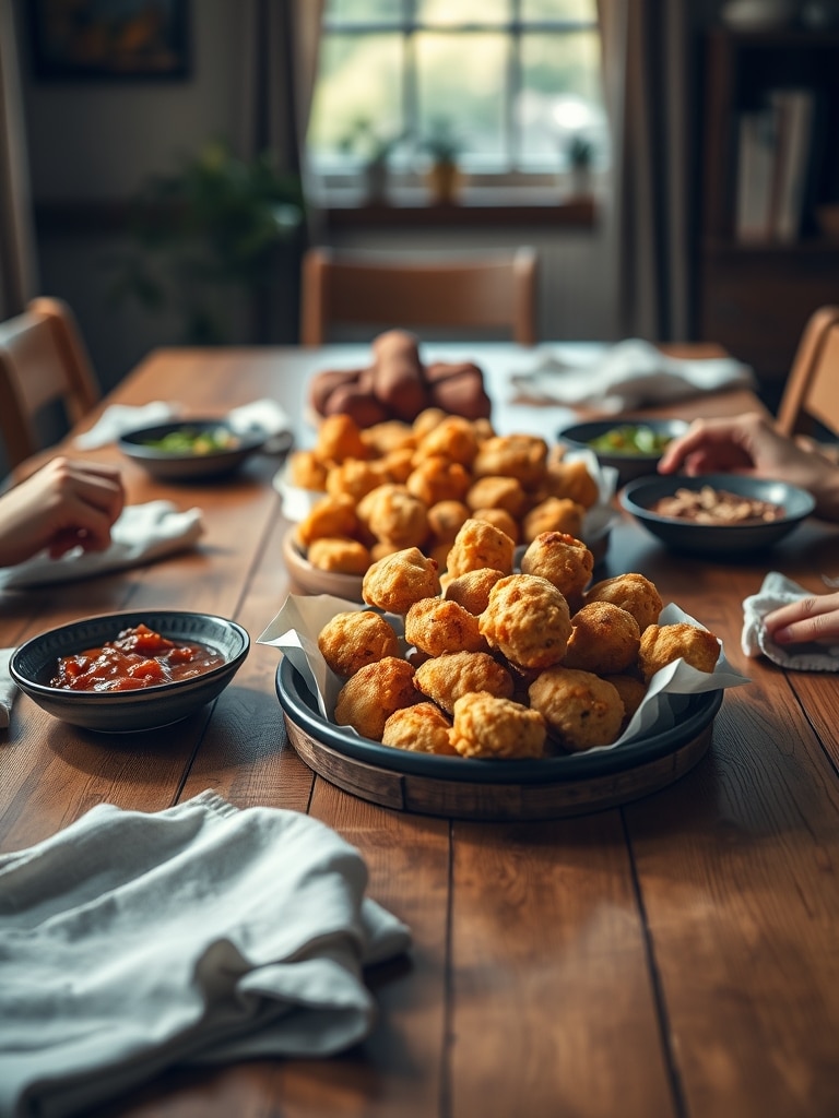 Serving and storage tips for Air Fryer Golden Nuggets