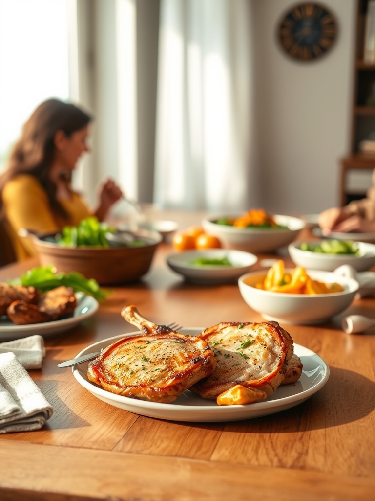 Serving and storage tips for Air Fryer Pork Chops