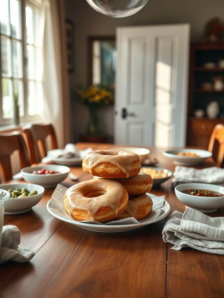 Serving and storage tips for Classic Glazed Doughnuts