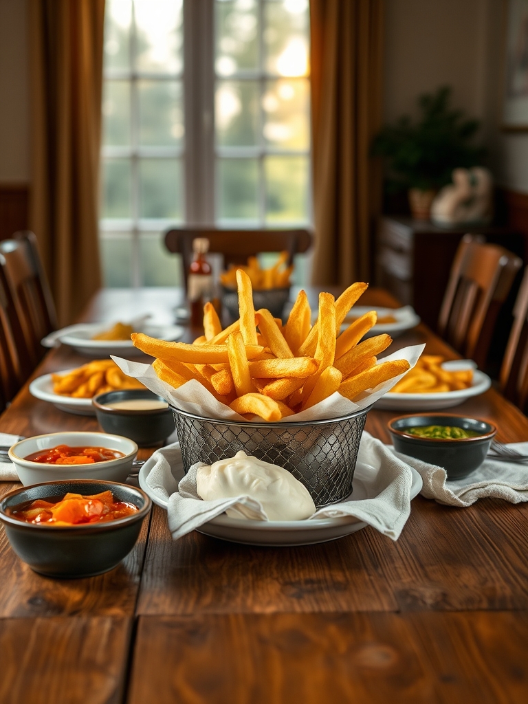 Serving and storage tips for Double-Fried French Fries