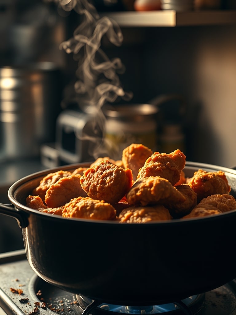 Ingredients for Extra Crispy Fried Chicken