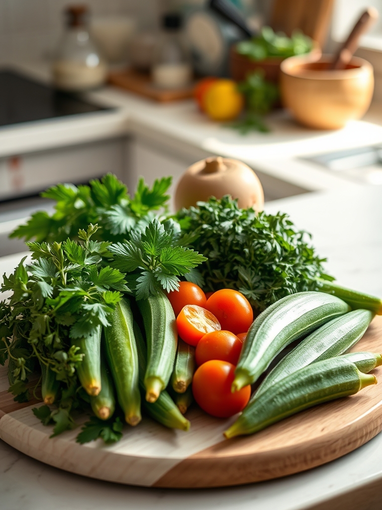 Cooking steps for Fried Okra