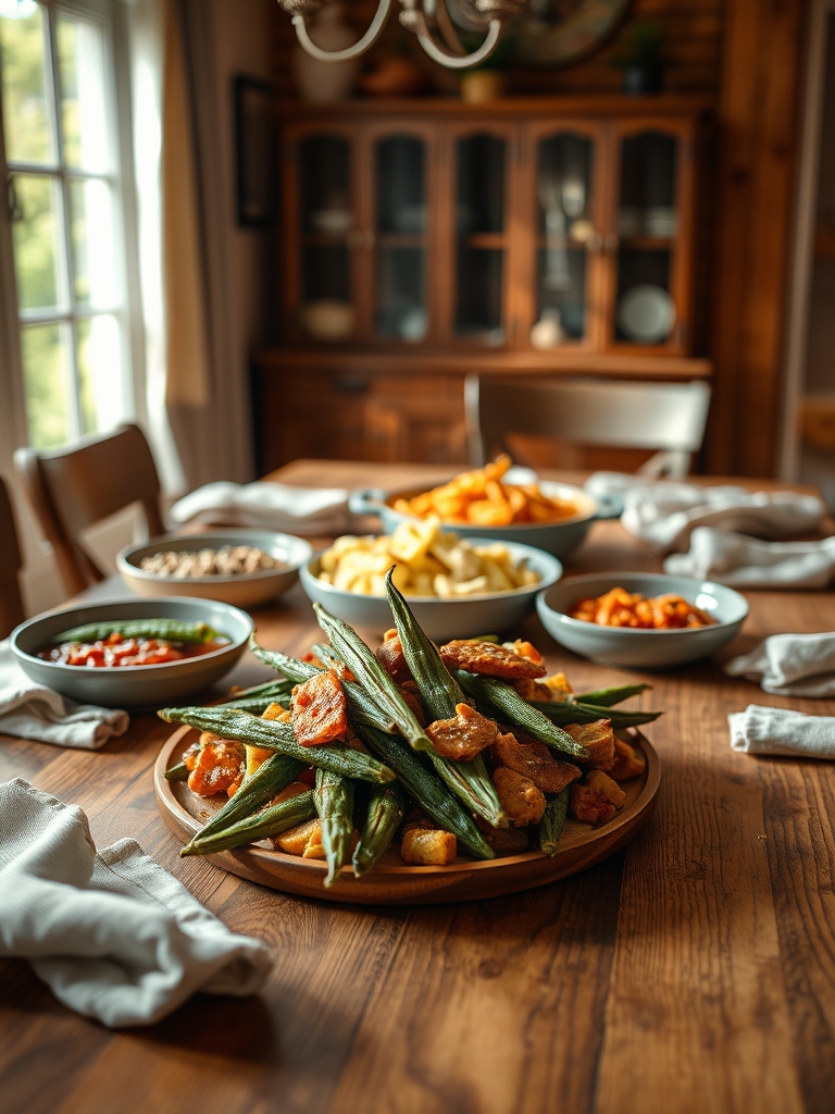 Serving and storage tips for Fried Okra