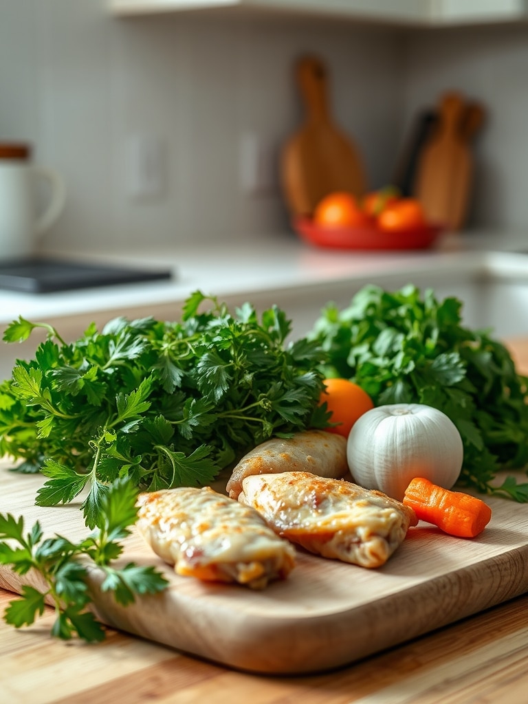 Cooking steps for Garlic Parmesan Crispy Wings