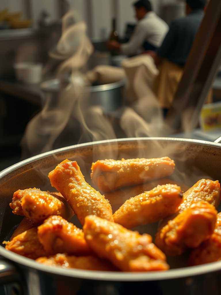 Ingredients for Garlic Parmesan Crispy Wings
