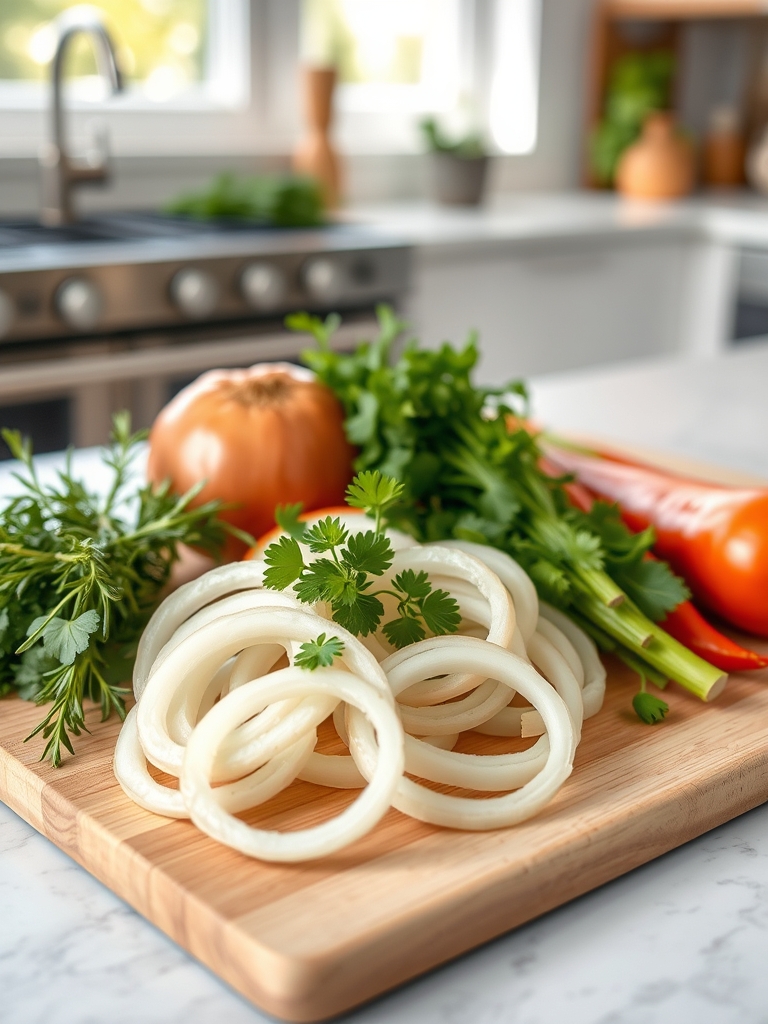 Cooking steps for Onion Rings