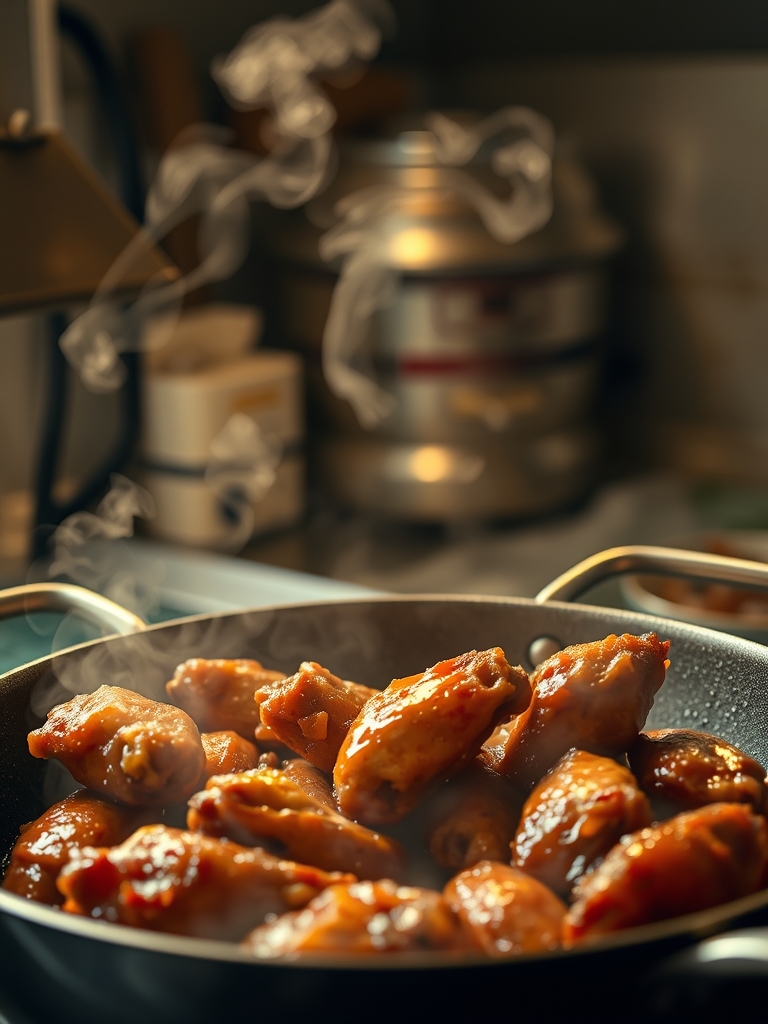 Ingredients for Shatteringly Crisp Wings