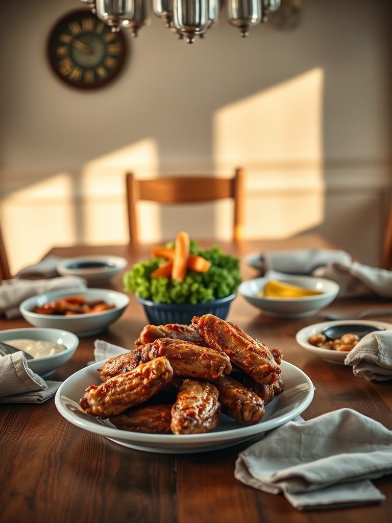 Serving and storage tips for Shatteringly Crisp Wings