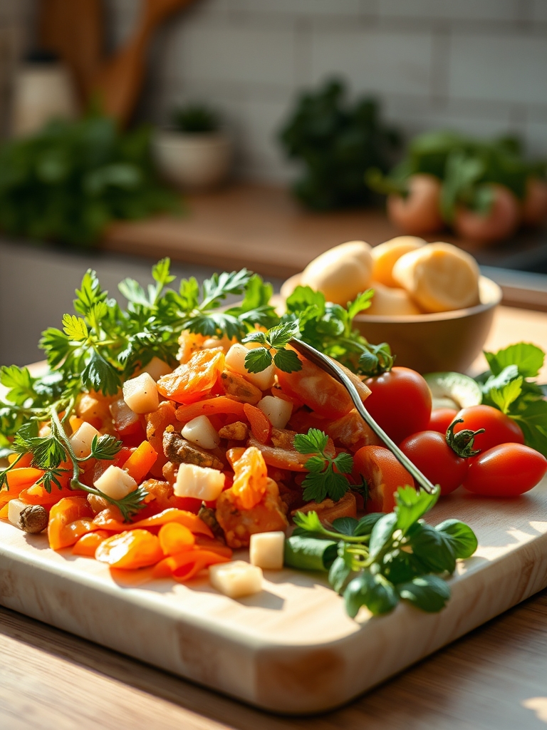 Cooking steps for Smoky Spicy Crunch