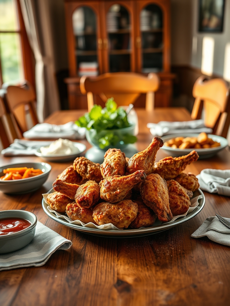 Serving and storage tips for Ultra Crispy Chicken Wings