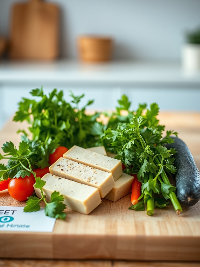 Cooking steps for Vegan Crispy Tofu