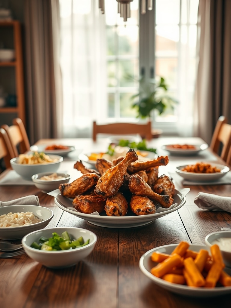 Serving and storage tips for Air Fryer Chicken Wings Crispy