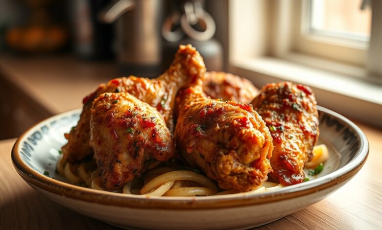 Air Fryer Crispy Chicken Thighs