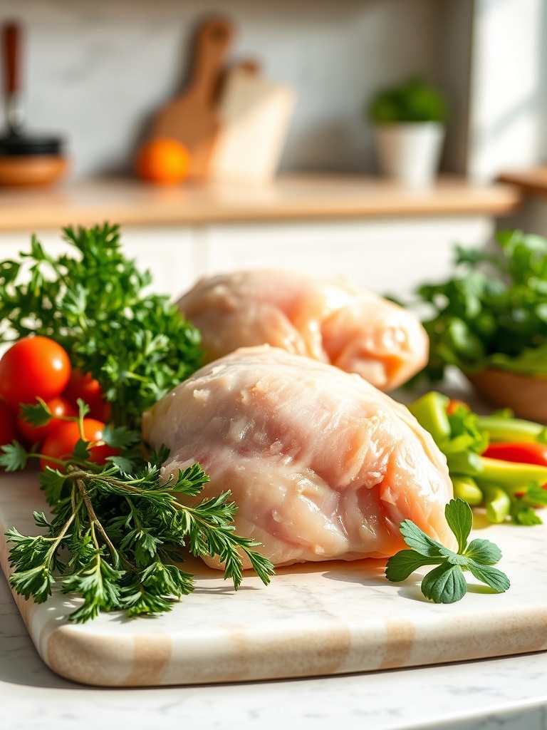 Cooking steps for Air Fryer Crispy Chicken Thighs