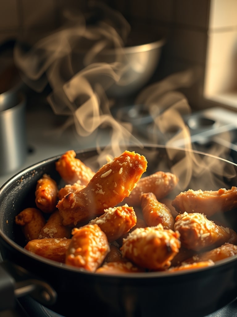 Ingredients for Air Fryer Parmesan Wings