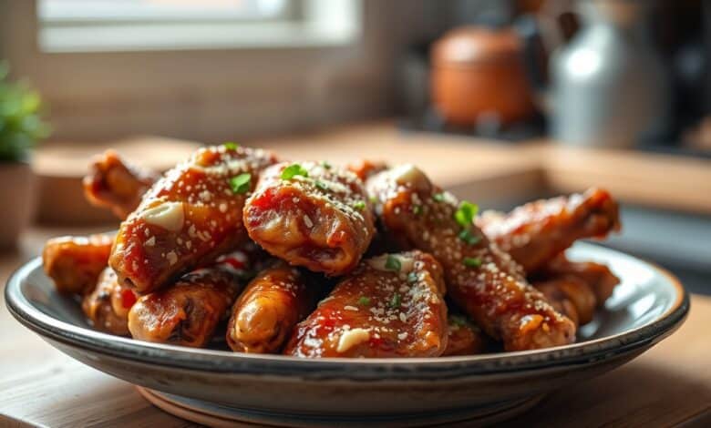 Air Fryer Parmesan Wings