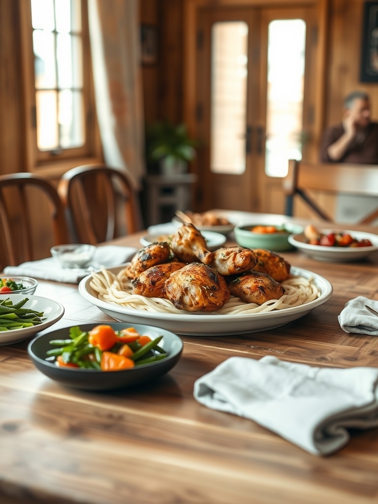 Serving and storage tips for Air Fryer Sheet Pan Chicken Thighs