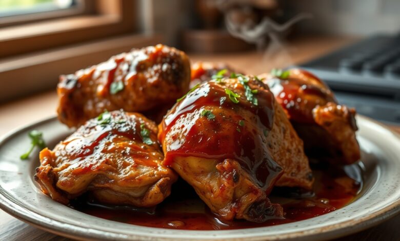 Air Fryer Sheet Pan Chicken Thighs