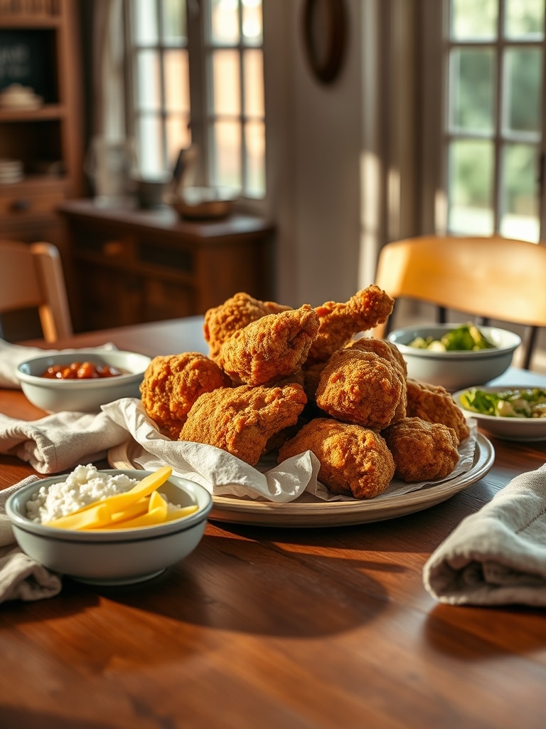 Serving and storage tips for Buttermilk Fried Chicken