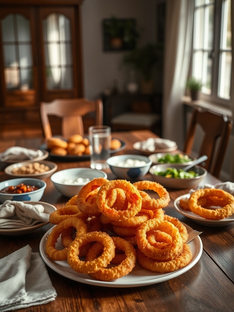 Serving and storage tips for Crispy Golden Onion Rings
