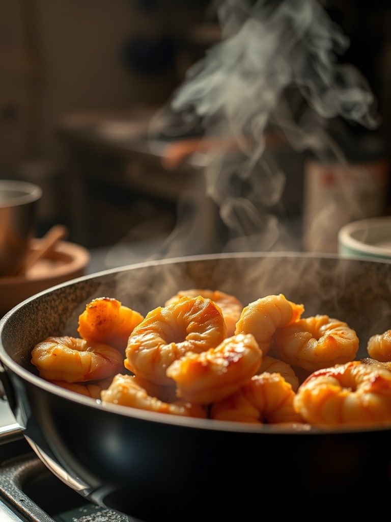 Ingredients for Golden Crispy Shrimp