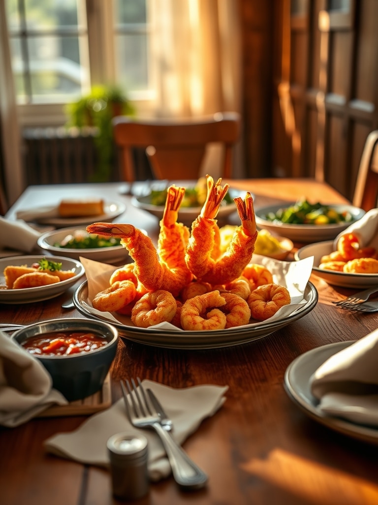 Serving and storage tips for Golden Crispy Shrimp