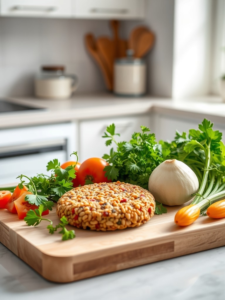 Cooking steps for Plant Based Lentil Patties