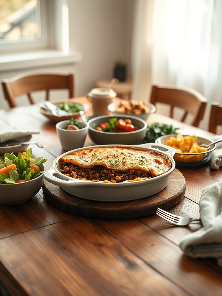Serving and storage tips for Plant Based Lentil Shepherd's Pie