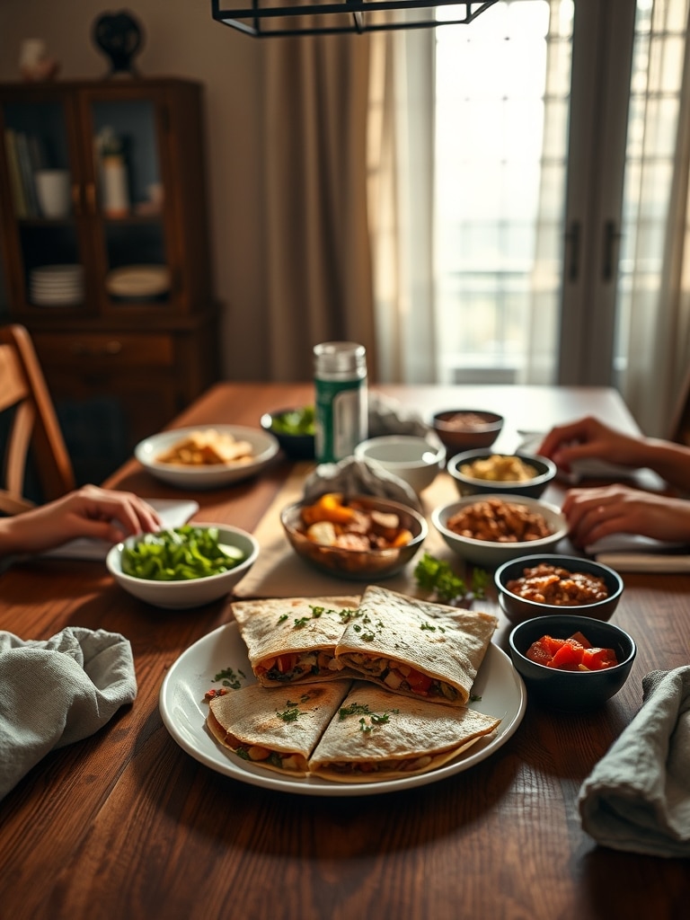 Serving and storage tips for Quick Game Day Quesadillas