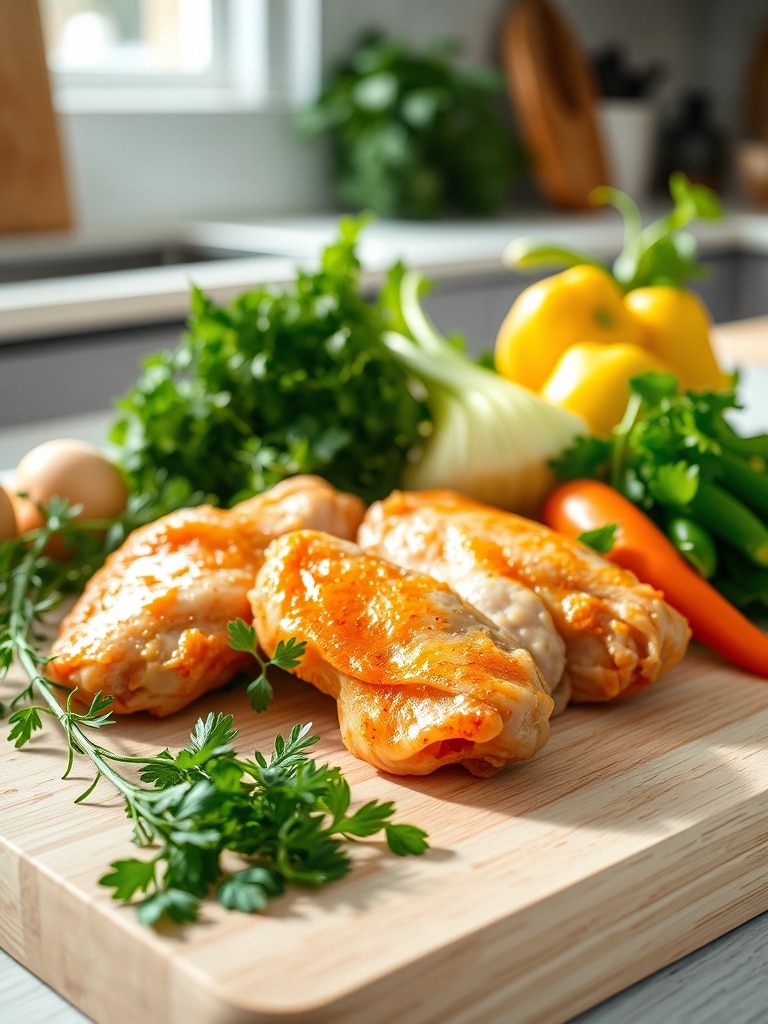 Cooking steps for Spicy Crispy Chicken Wings