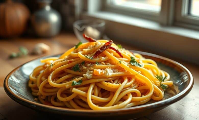 Vegan Garlic Butter Pasta