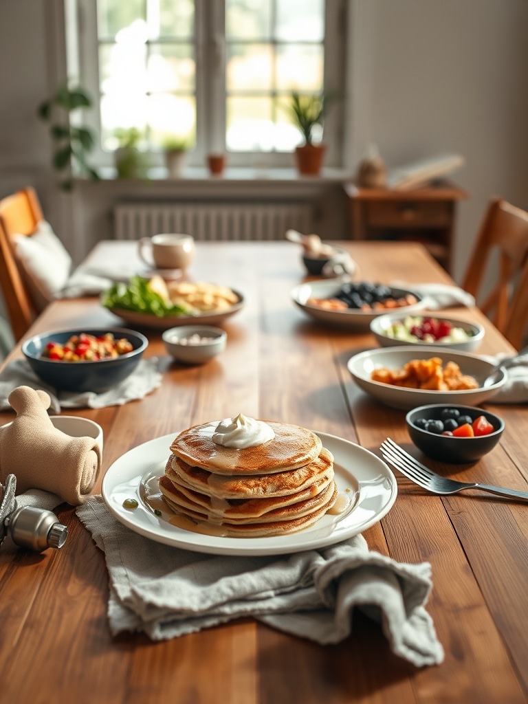 Serving and storage tips for Vegan Protein Pancakes