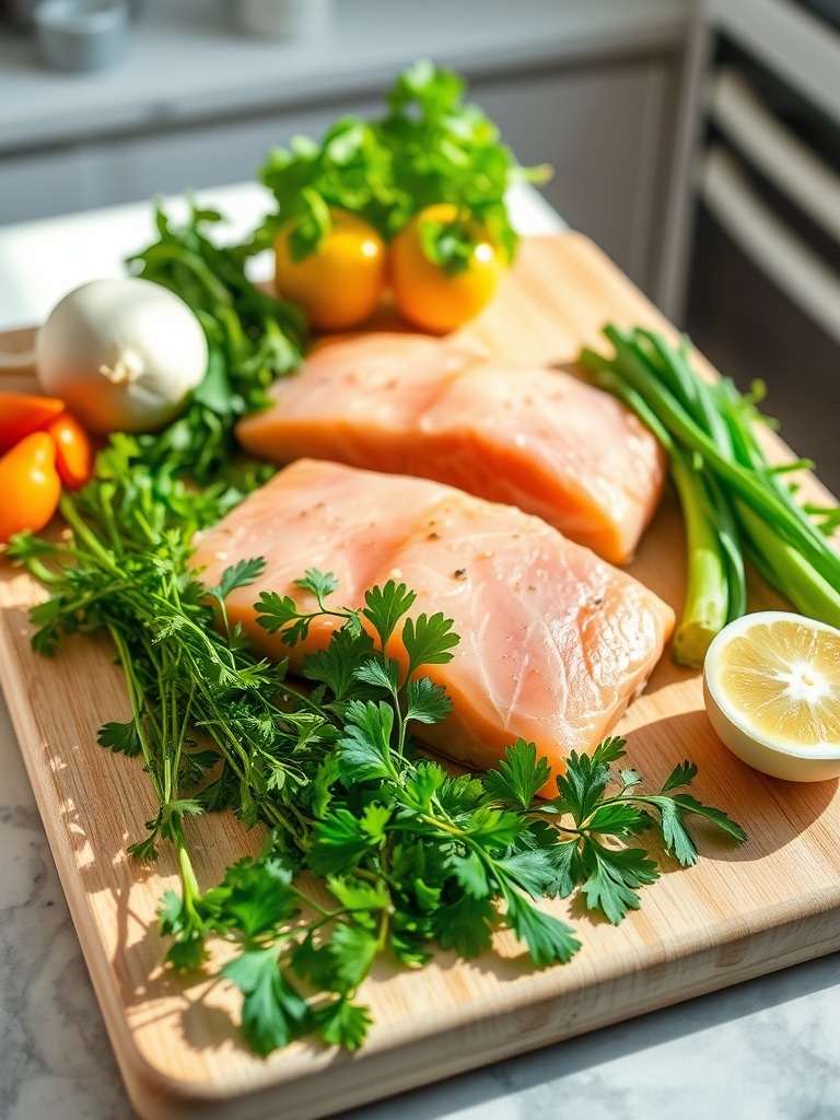 Cooking steps for Weeknight Sheet Pan Salmon Recipe